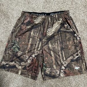 Russell Athletic Men's Woodland Camo Shorts